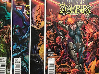 Battleworld Marvel Zombies #1-4 Complete Set Series Elsa Bloodstone Marvel 2015 • $34.50