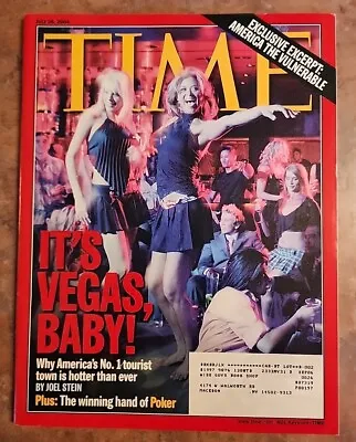 Time Magazine Back Issue July 26 2004 It's Vegas Baby! MARTHA STEWART  • $7