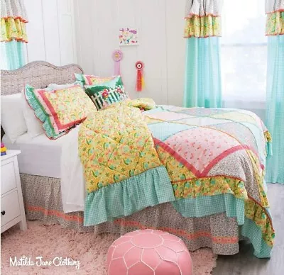 Matilda Jane Bedding - Full Size Comforter 2 Shams & Skirt • $125