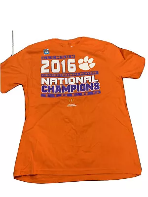 Clemson Tigers 2016 NCAA Football National Champs Tshirt Size 18 Youth X-Large • $14.80