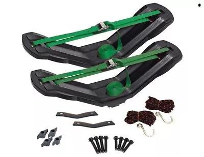 Malone SOT Heavy Duty Fishing Kayak Wing Carrier Black/Green -Open Box • $69.09