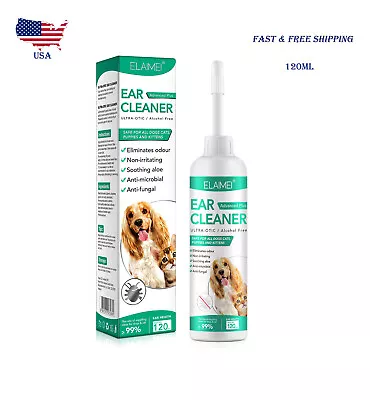 Dog Ear Cleaner Medicine Drops 120ml By Ultra-Otic Advanced Plus Veterinary Pro • $12.50