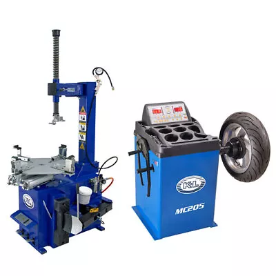 KL Supply Motorcycle Tire Changer Wheel Balancer Combo • $5699.50