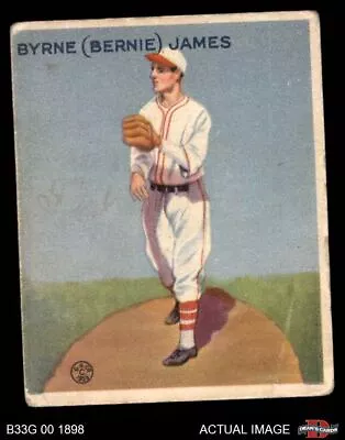 1933 Goudey #208 Bernie James Giants 1.5 - FAIR • $31.50