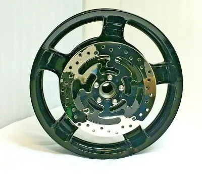 $350 • Buy Harley Davidson Road King Front Black Gloss Wheel Rim W/ Rotors 2009-17exchange 