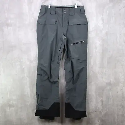 Marmot Snow Pants Men's Size Medium Gray Outdoor Lined Ankle Zip Nylon • $59.99