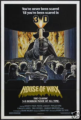 House Of Wax Vincent Price Horror Movie Poster Print #2 • $7