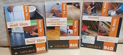 How To Apply Wall And Floor Tiles & Lay Wood Flooring & Insulate  B&Q DVD • £5