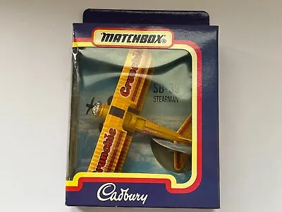 £5.99 • Buy Matchbox Cadbury Crunchie Flying Circus SB -39 Stearman Plane Vintage 1991 Mint