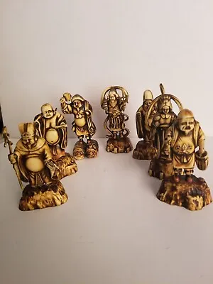 Vintage Set Of 7 Lucky Fortune Gods • $50