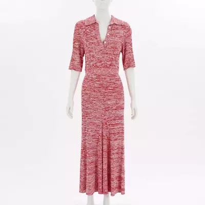 $595 • Buy Scanlan Theodore Pleated Rib Shirt Dress Size M