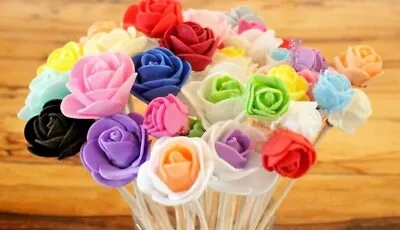 $4.99 • Buy 5pc Rattan Reed Diffuser Refill Sticks Fragrant Oil Decorative Rose Flower Petal