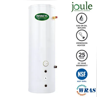 Joule Unvented 210L Indirect Cylinder Invacyl Standard. 25 Year Warranty • £635.98