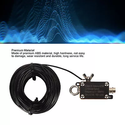 Portable HF End Fed Antenna 1‑30MHZ FE8 CW SSB 1:49 Balun Short Wave Pocket EOB • $77.39