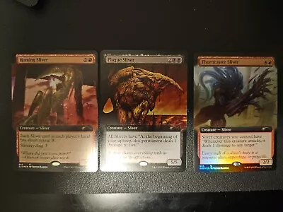 MTG Thorncaster Sliver Plague Sliver &  Thorncaster Sliver Lot Foil Secret Lair • $10