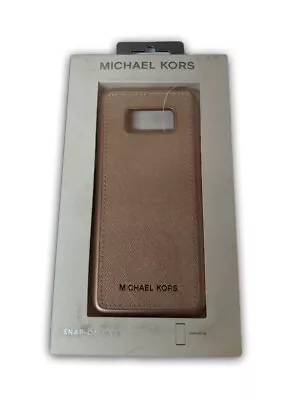 Original Michael Kors Saffiano Leather Snap-on Case For Galaxy S8 - Rose Gold • $19.99