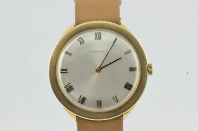 £1297.01 • Buy Longines Vintage Hand Wound Men's Watch 35MM 14K 585 Solid Gold Vintage 8082.1
