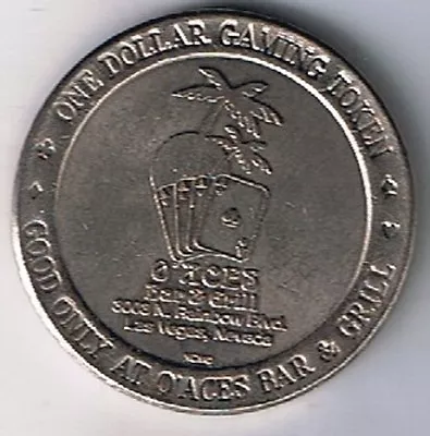 O'Aces Bar & Grill $1.00 Gaming Token Las Vegas Nevada • $10