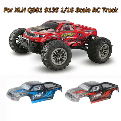 Durable Light XLH Q901 9135 1/16 Off Road Nitro RC 1/16 Truck Body Shell Cover A • $11.88