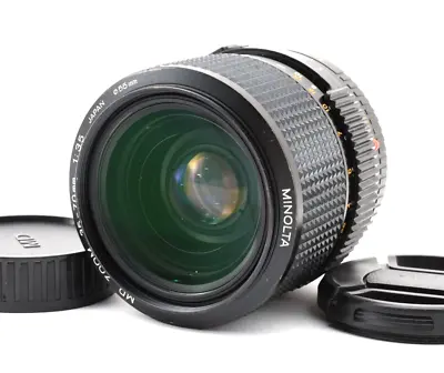 【Near Mint】 Minolta New MD Zoom 35-70mm F/3.5 Macro MF NMD Lens Japan F/R Caps • $78