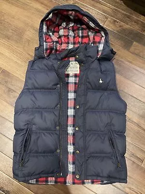 Jack Wills Men’s Hooded Gilet Body Warmer Medium • £25