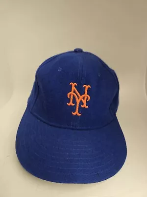 Vintage ‘90s New York Mets Hat - New Era 5950 Pro Model Wool - Size 7 1/4 • $34.50