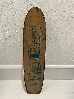 1960s Vintage Wood NASH 17 Rat Fink Side Walk SURFBOARD 22 Rare Skateboard  • $950