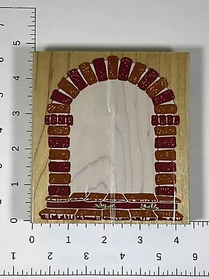 Brick Archway Frame Z829G Rubber Stampede 1997 Posh Impressions • $4.99
