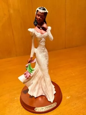 La Verona Collection African American Bride W/Bouquet 9.5'' • $20