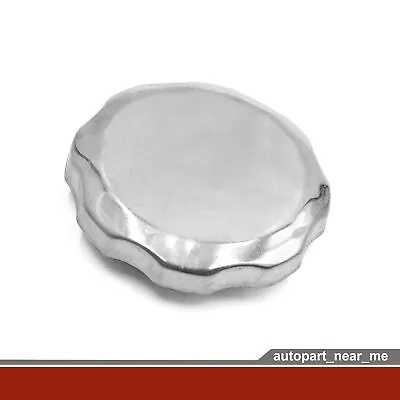 Silver Tone Motorbike Scooter Fuel Tank Gas Cap Cover Protector Universal - 1pcs • $8.07