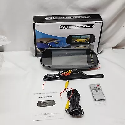 7  Car TFT LCD Mirror Monitor For Reverse Car Rear View Backup Camera Parking • $23.96