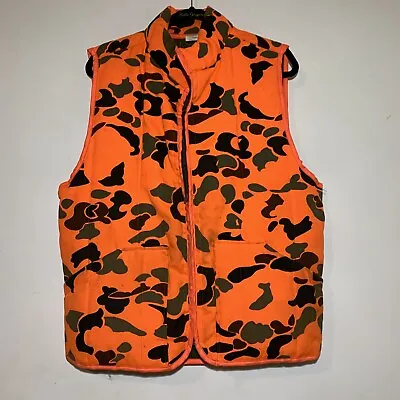 $29.99 • Buy Vintage Key Imperial Hunting Vest Orange Size M Made In USA
