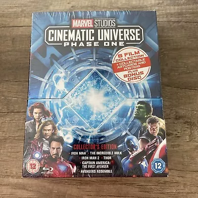 Marvel Cinematic Universe Phase One NEW SEALED BLU RAY • £24.99