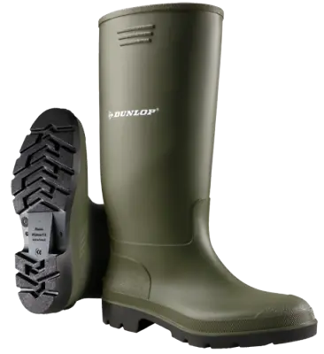 £11.98 • Buy Dunlop Wellies Wellingtons Mens Womens High Calf Rain Muck Boots Shoes Size 3-13