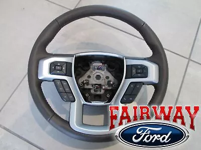 17 Thru 20 F-150 OEM Ford Leather Heated Steering Wheel King Ranch Java Color • $559.95