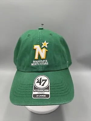 47 Brand Franchise NHL Minnesota North Stars Classic Hat. Fitted Cap Sz XL • $24.95