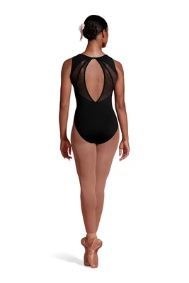 £19 • Buy Ladies High Neck Open Back Black Leotard (Mirella By Bloch Code M3100LM) LARGE