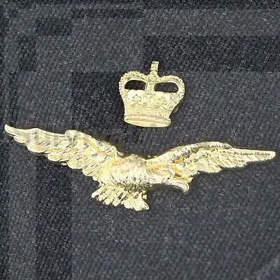 Royal Air Force Officers Side Cap Badge • £11.95