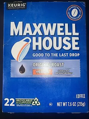 Maxwell House Medium Original Roast Coffee K-Cup Pods 24 Ct Box BB 12/23! • $18.88