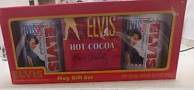 ELVIS PRESLEY MUG GIFT SET WITH HOT COCOA MIX IN BOX Gift Set • $15