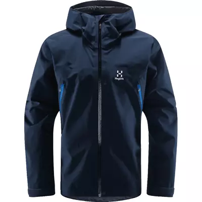 Haglofs Men's Roc GTX Jacket Tarn Blue Small • $258.87