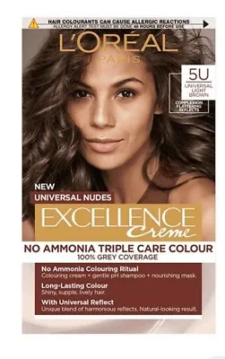 L'Oreal Excellence Creme Universal Nudes 5U Universal Light Brown • £15