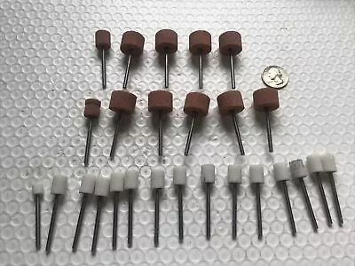 25 ASSORTED Grinding MANDRELS 1/8” SHANKS MOORE Jig Bore New!! Bay State • $3.25