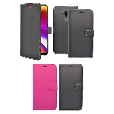 For LG G7 Thin Q Case Wallet Flip PU Leather Stand Card Slot Pouch Phone Cover • £4.99
