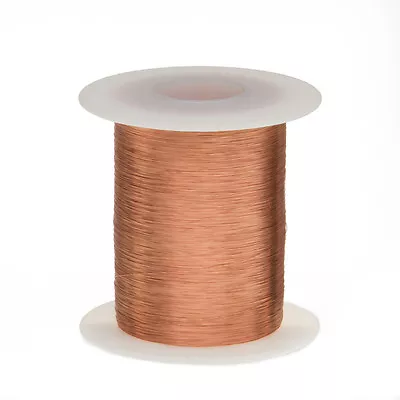 39 AWG Gauge Enameled Copper Magnet Wire 4 Oz 6515' Length 0.0038  155C Natural • $11.51