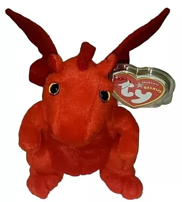 Ty Beanie Baby - Y DDRAIG GOCH The Dragon (UK Exclusive) MINT With MINT TAGS • $34.90