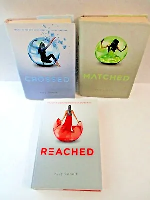 Lot Of 3 The Matched Trilogy Hardcover Ally Condie Complete Series Crossed Reach • $32.46