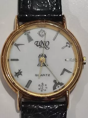 Uno Masonic Dial Quartz Watch • £55