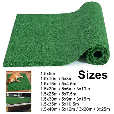 Artificial Grass Astro Mat Roll Realistic Fake Lawn 3m 5m 10m 20m 25m 30m 50m  • £36.29