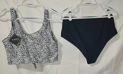 NWT - ZAFUL Forever Young 2 Piece Swimsuit Size LARGE Bikini 2 Pcs NEW • $45.99